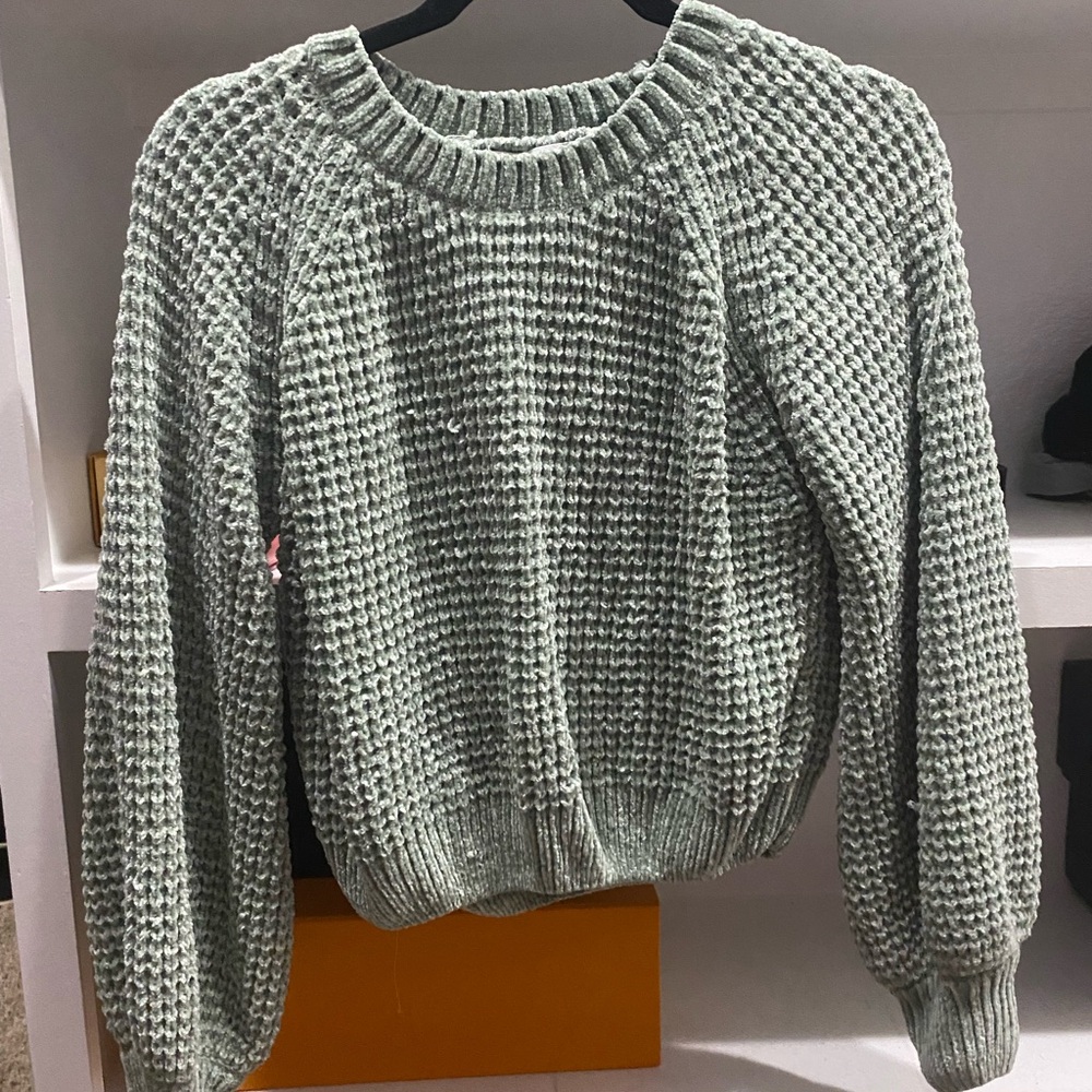 Mint green sweater